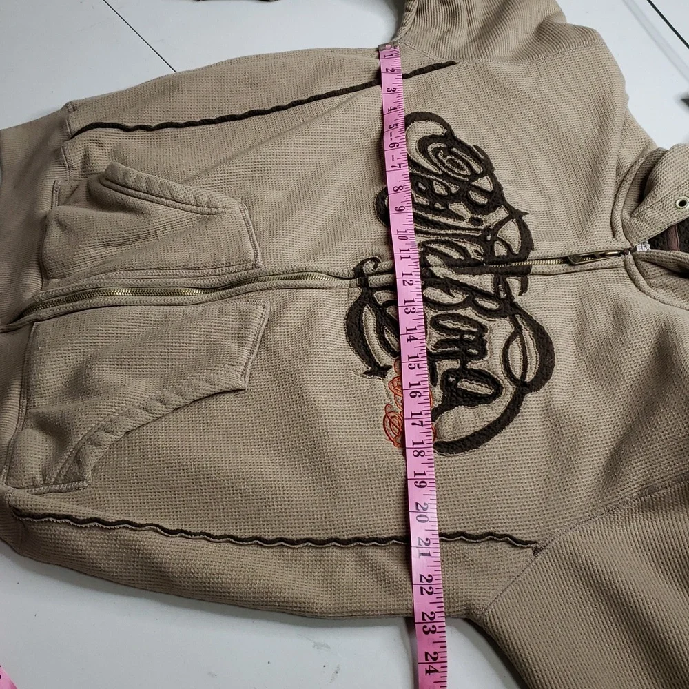 Vintage Billabong Mens Embroidered Logo Full Zip Hoodie Size M Preppy Y2K Fleece - Picture 15 of 16